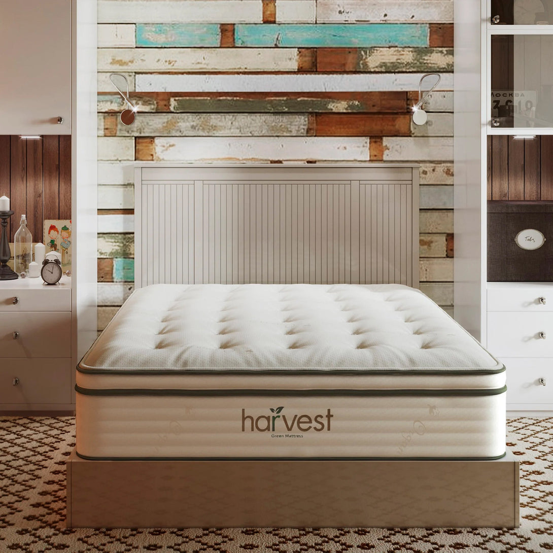 Harvest Green Vegan Pillow Top - Sachi Organics 