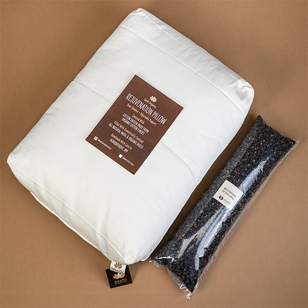 Rejuvenation Pillow: Natural Wool & Buckwheat - Sachi Organics 