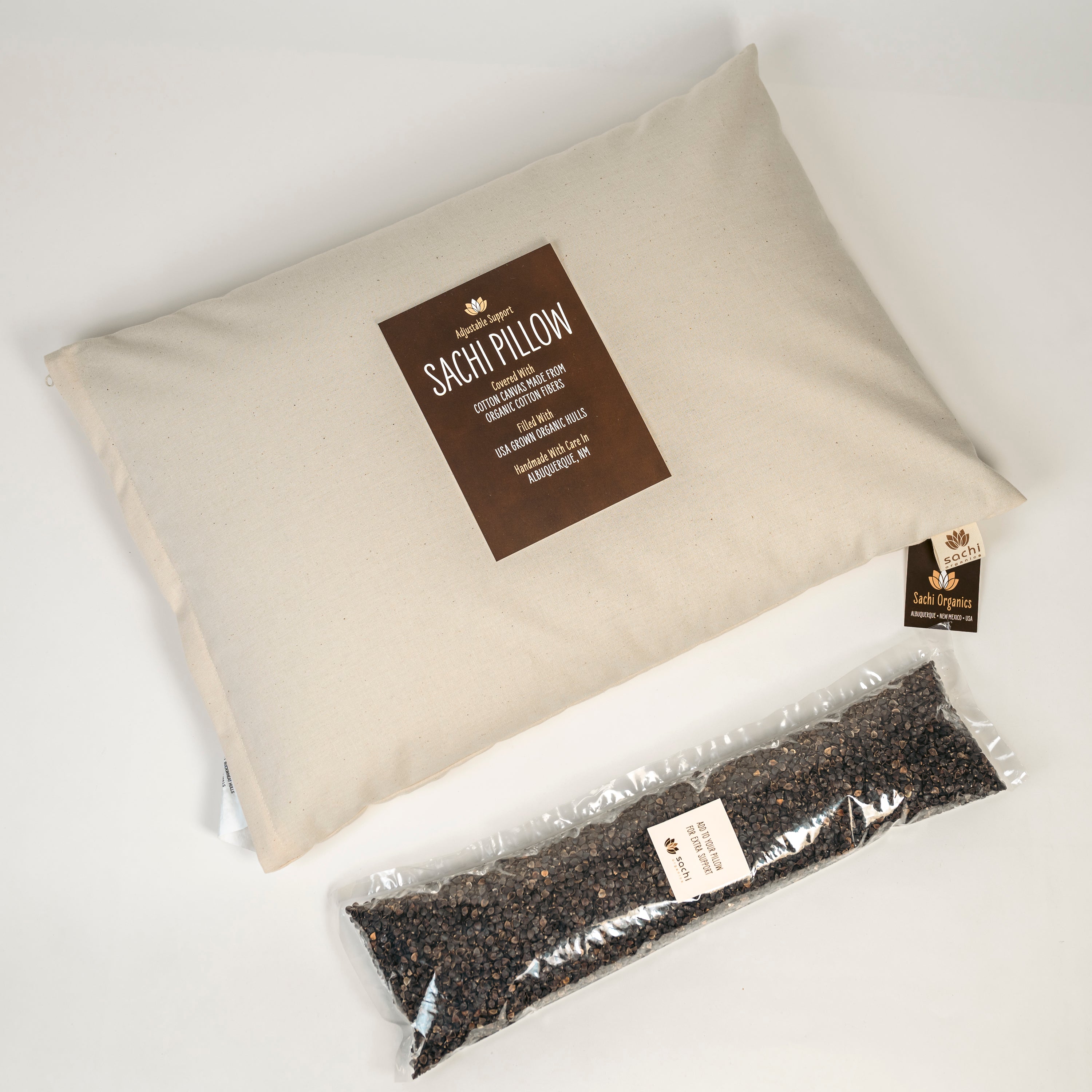 Japanese Size Buckwheat Pillow Sachi Organics