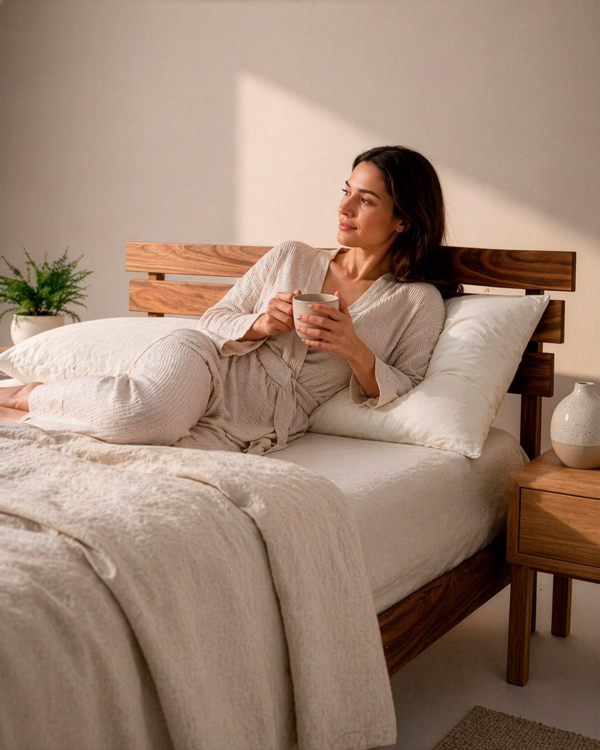 Natural Wool Pillow – Soft and Supportive