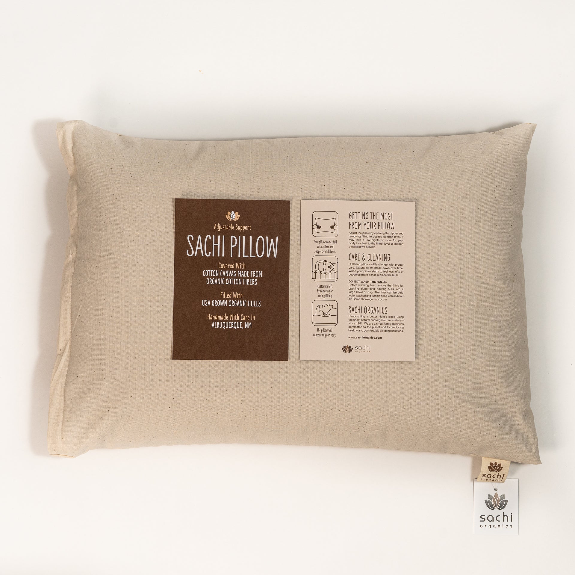 Japanese Size Millet Pillow - Sachi Organics 
