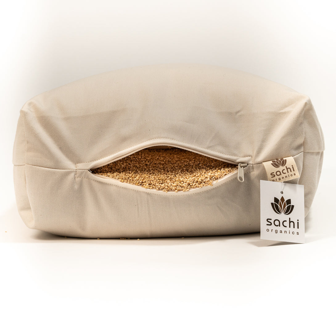 Rejuvenation Pillow: Natural Wool & Millet - Sachi Organics 