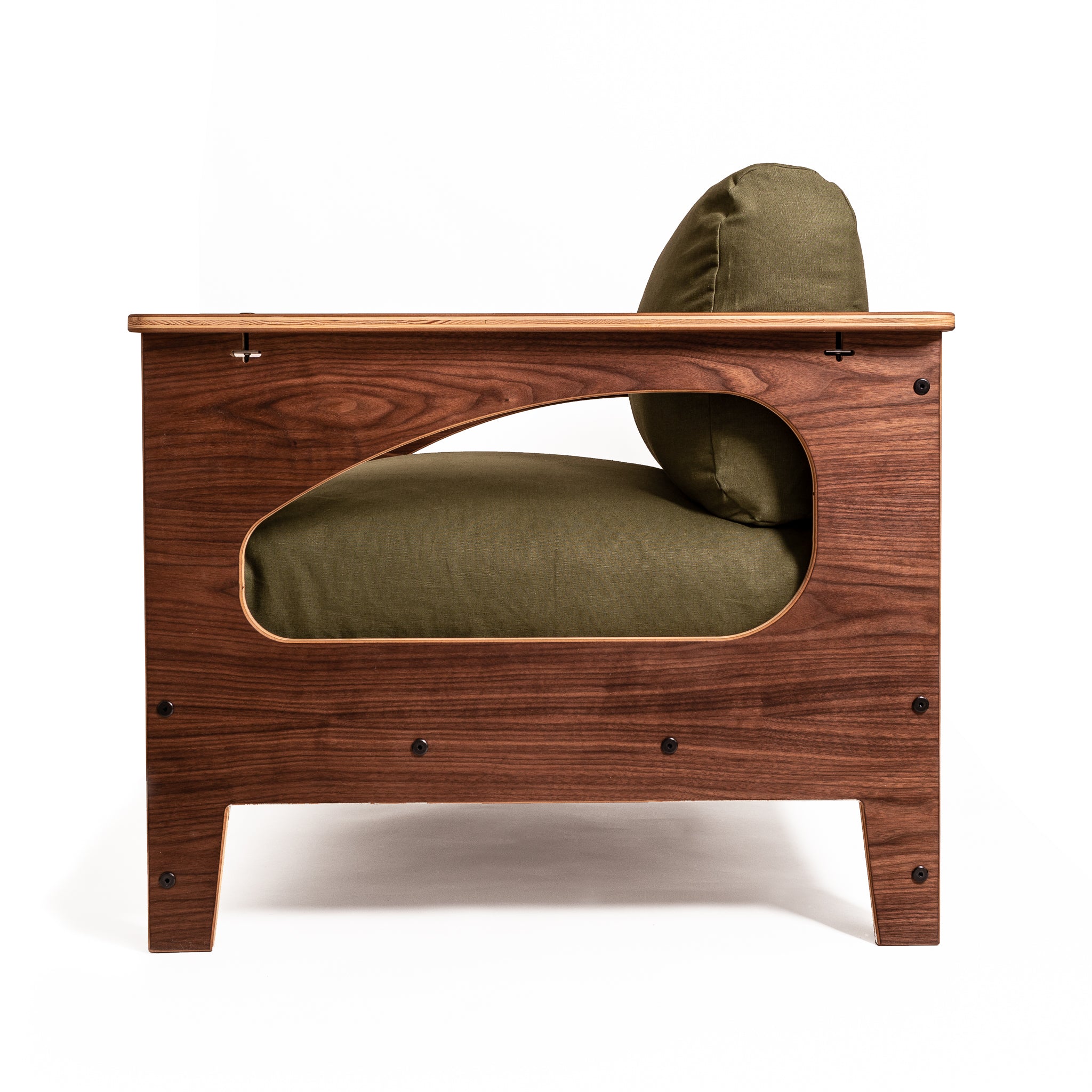 Walnut Plywood Chair | Handcrafted Sachi Chair Walnut Plywood Chair | Handcrafted Sachi Chair