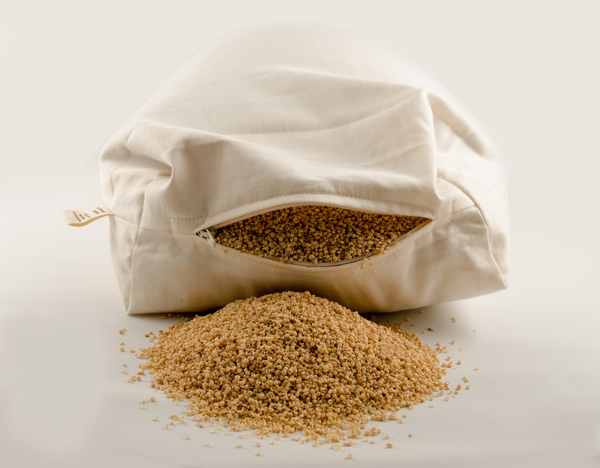 Shambho Pillow: Natural Wool & Millet