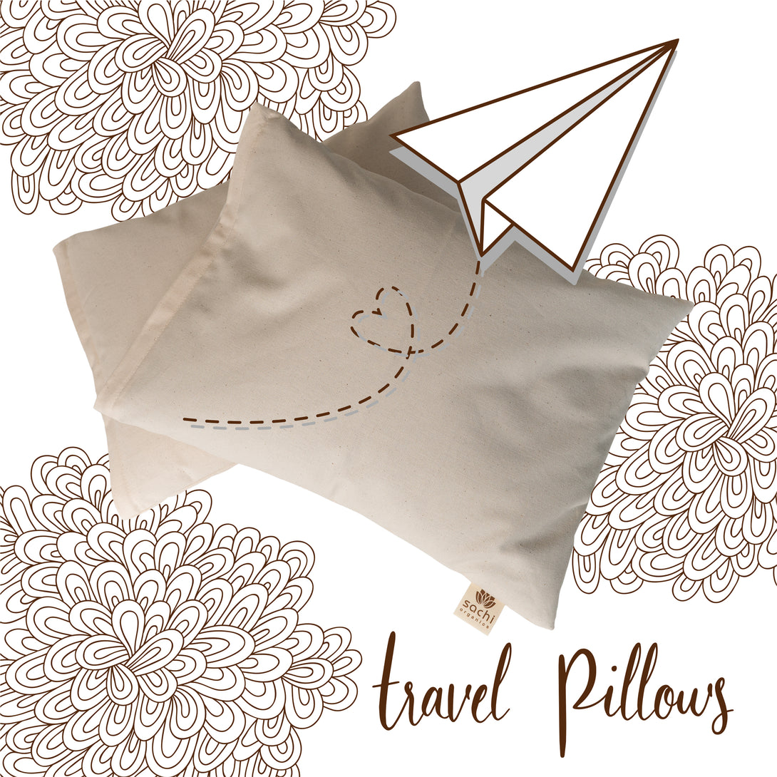 Travel Pillow 12x16 - Sachi Organics 