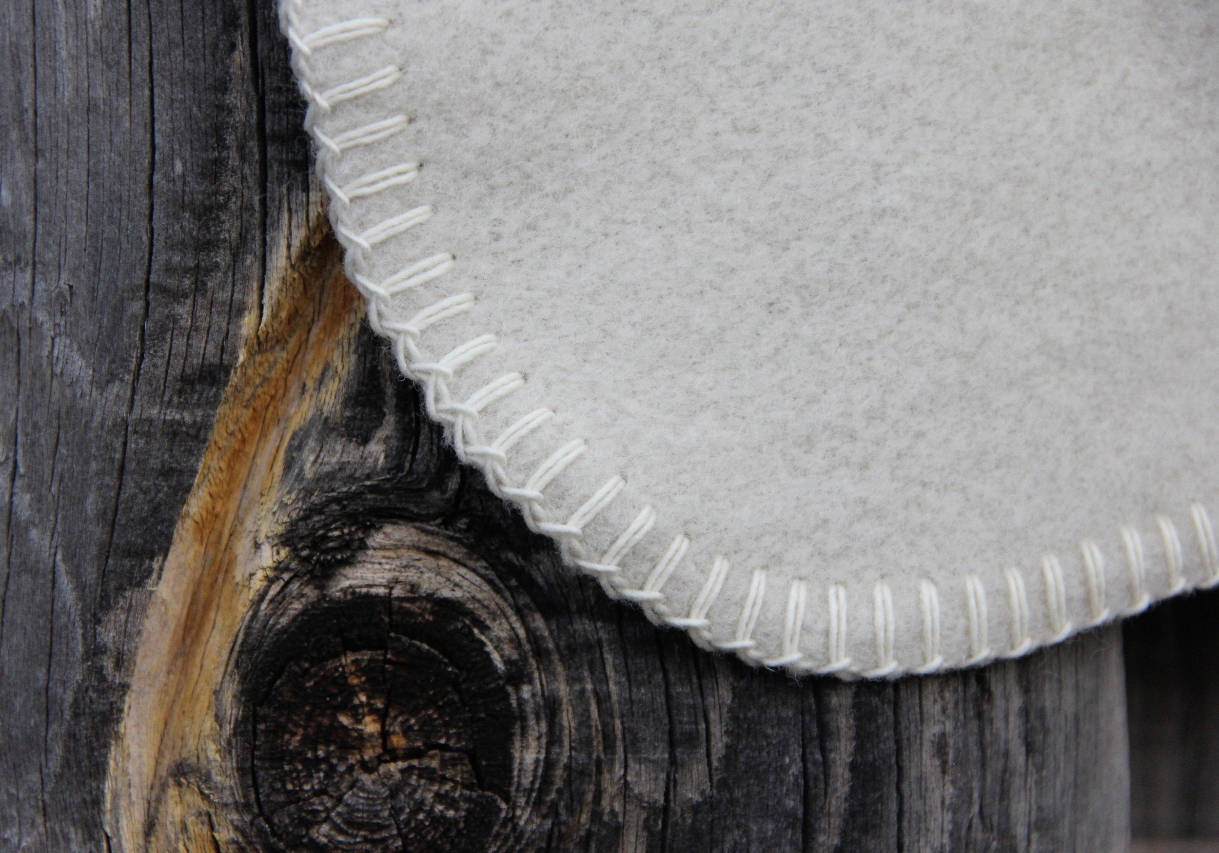 Shepherd's Lamb Natural White Organic Wool Blanket