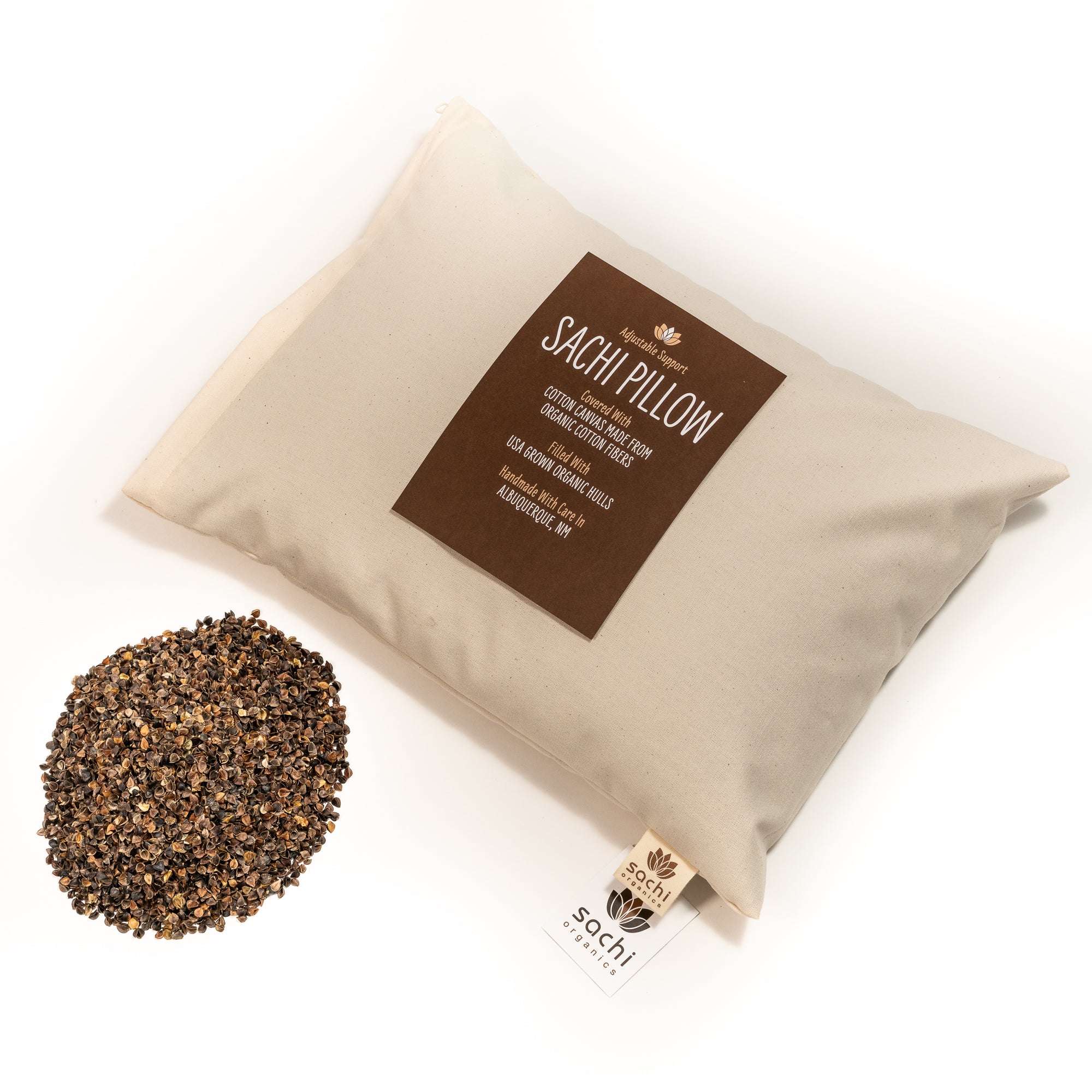 Organic Buckwheat Hull Pillows