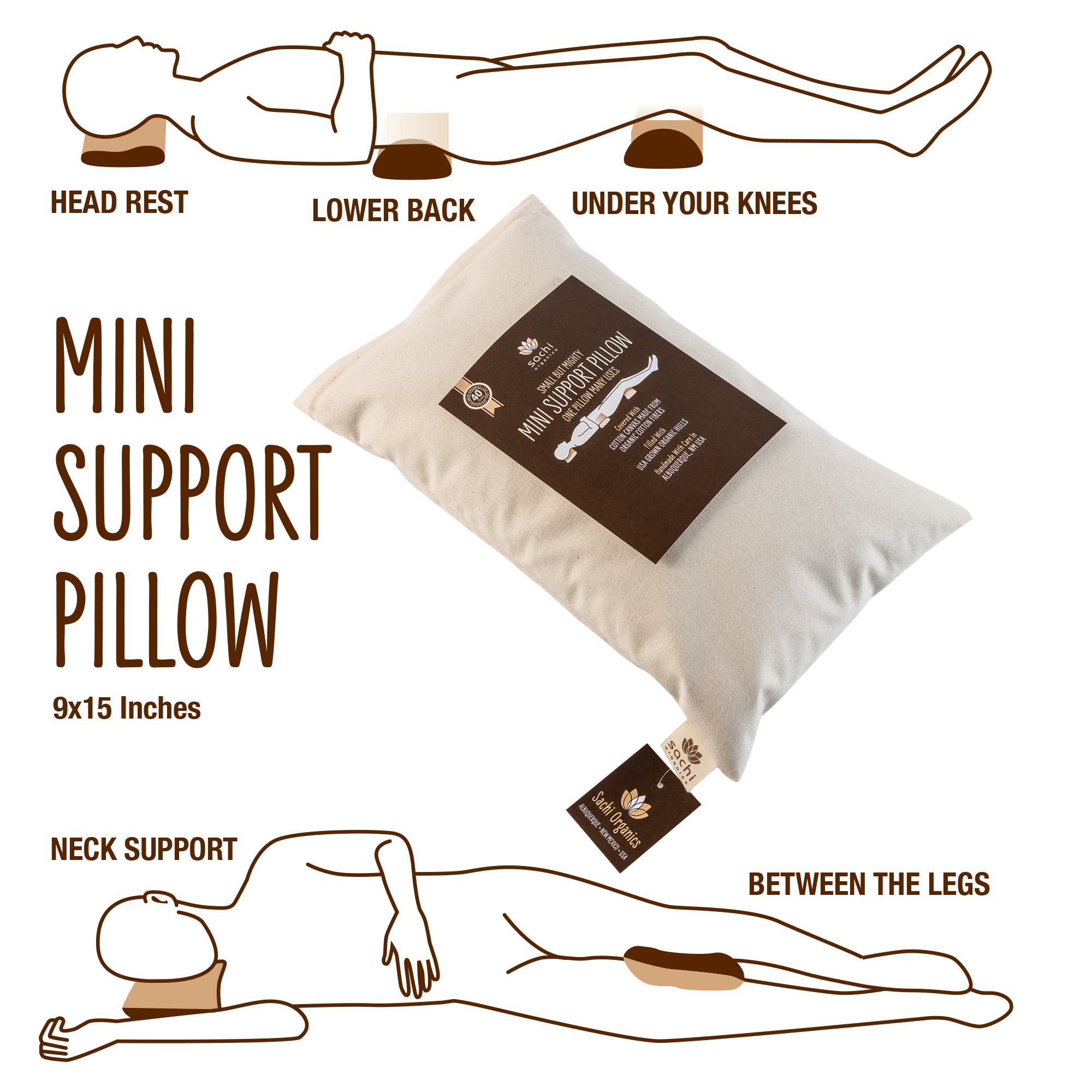 Mini Support Pillow Set — Sachi Organics