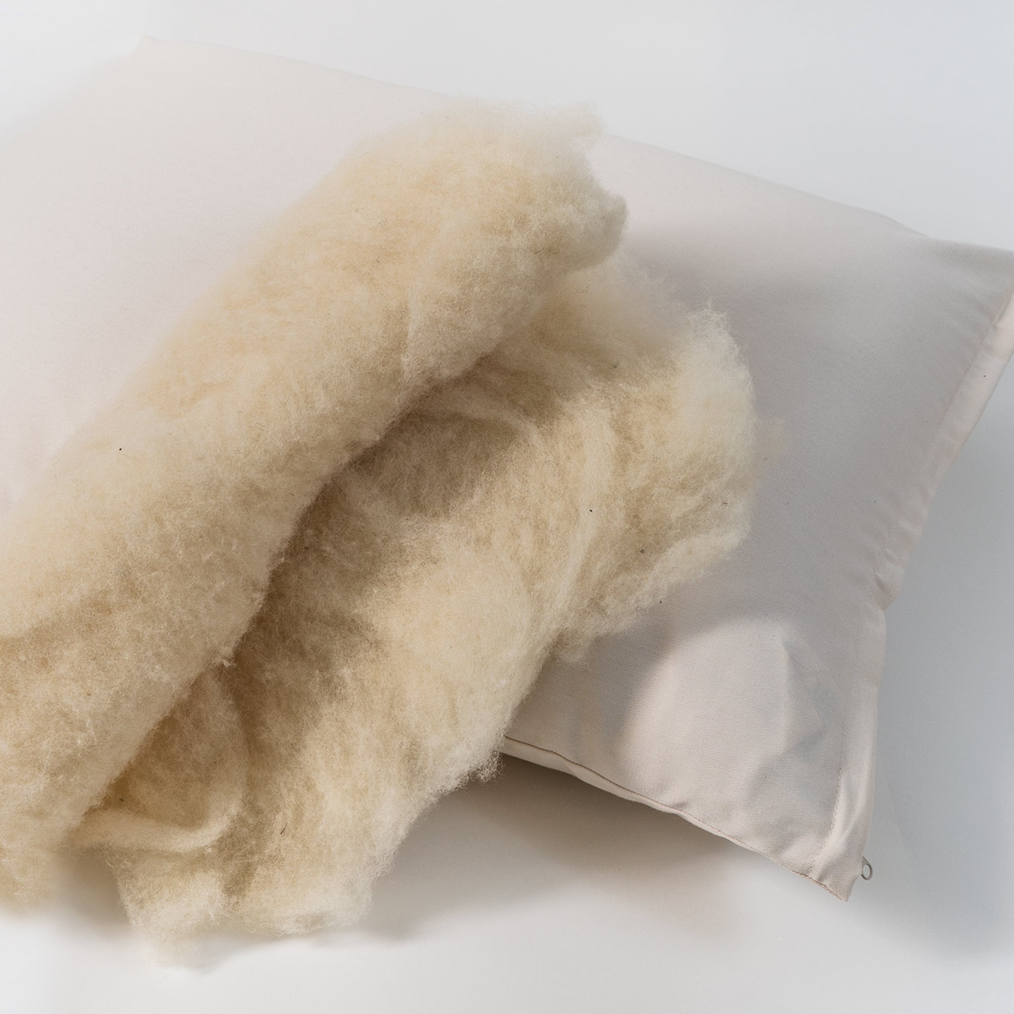 Organic Pillow with Raw Merino wool filling